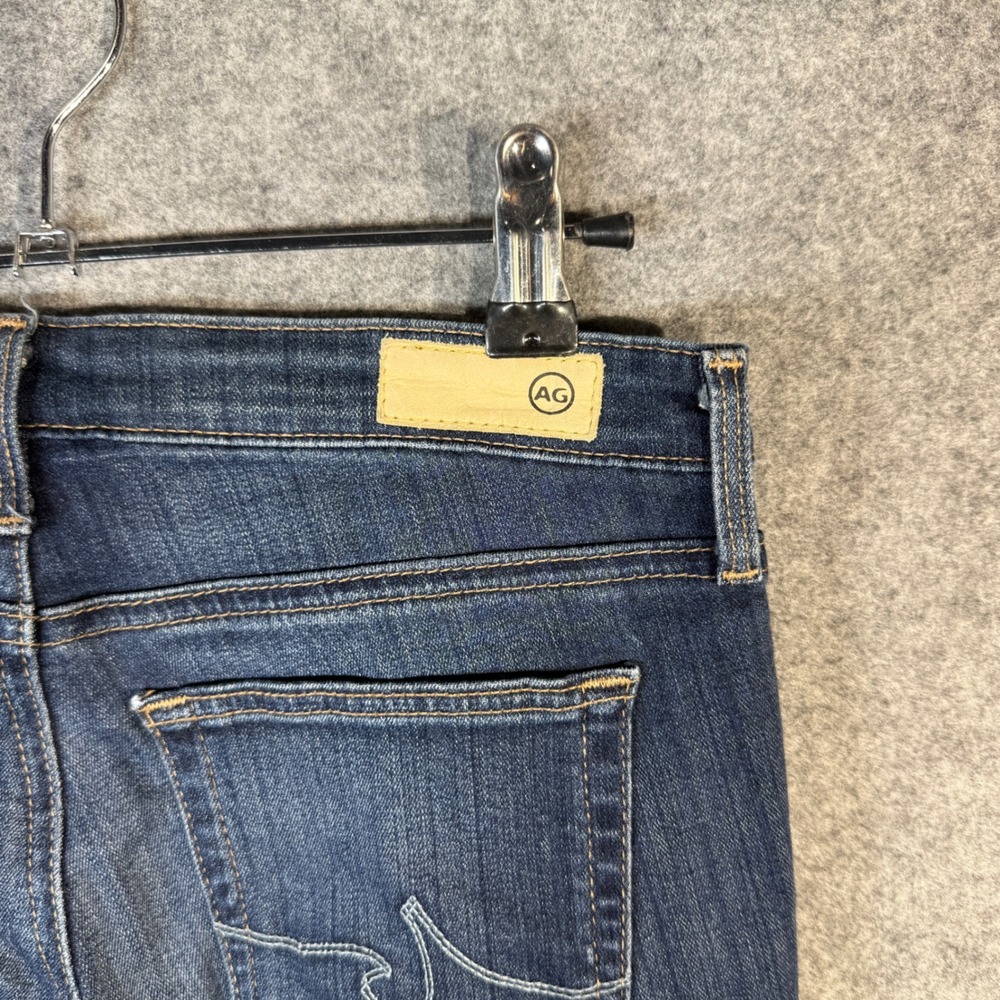 AG Adriano Goldschmied The Prima Mid Rise Cigarette Jeans Dark Wash Women's Size - Picture 8 of 12